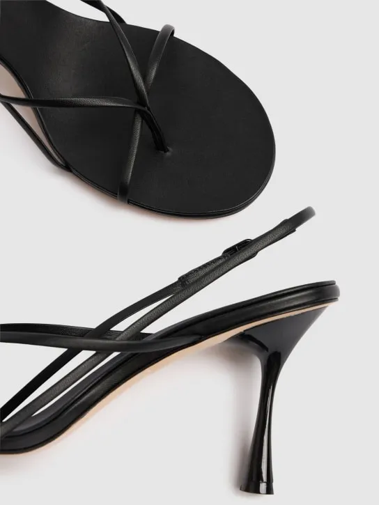 Studio Amelia   90mm Wishbone leather sandals 