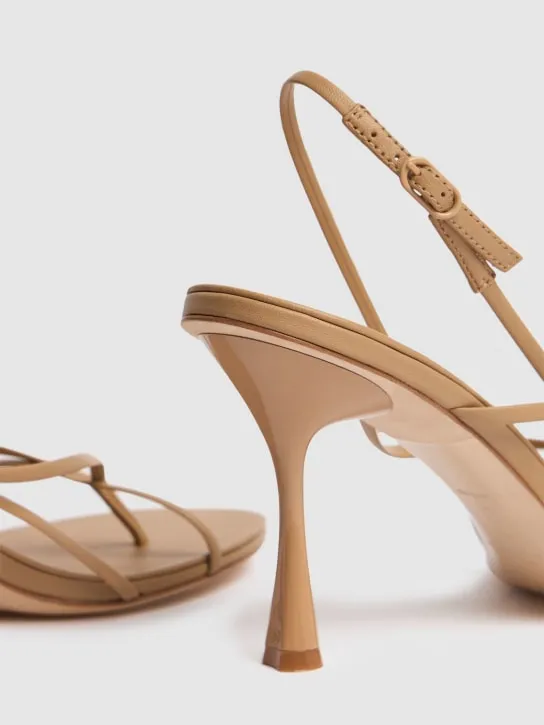 Studio Amelia   90mm Wishbone leather sandals 