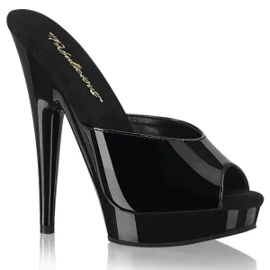 Sultry-601 Black/Black, 6" Heel