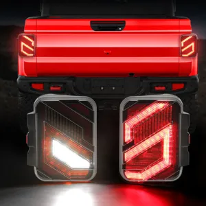 Suparee Jeep Gladiator LED Tail Lights with S-Shaped for 2020  JT