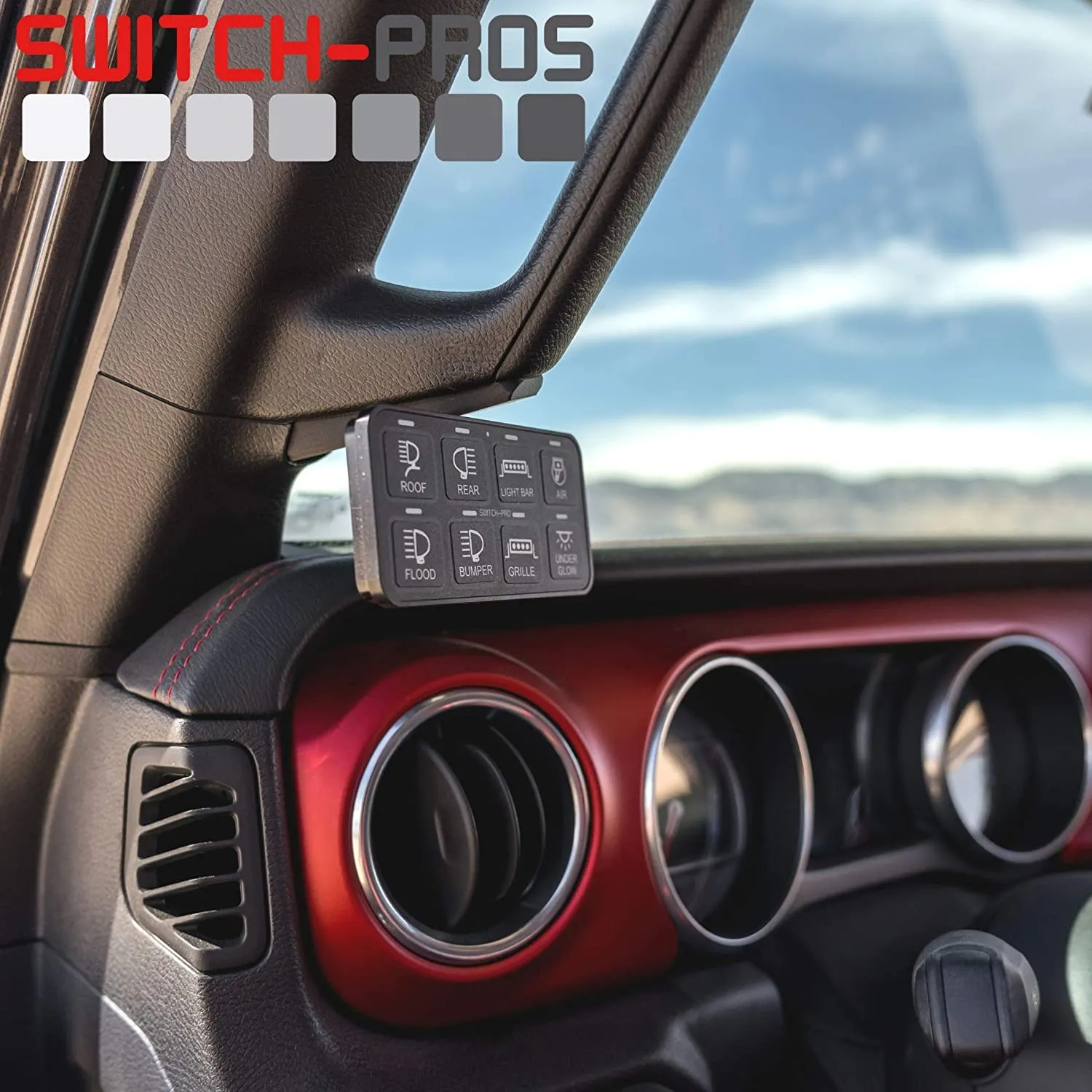 Switch-Pro Mounting Kit (Wrangler JL & Gladiator JT 2018 )