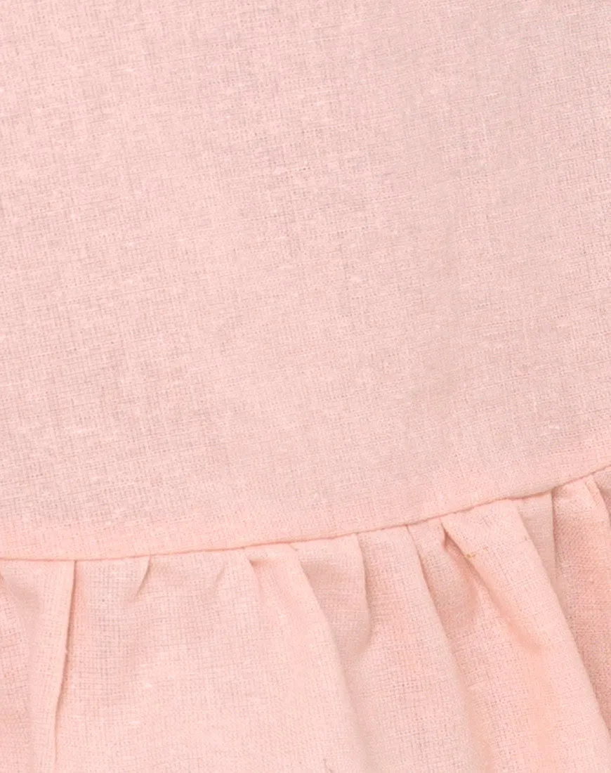Syami Dress in Peach
