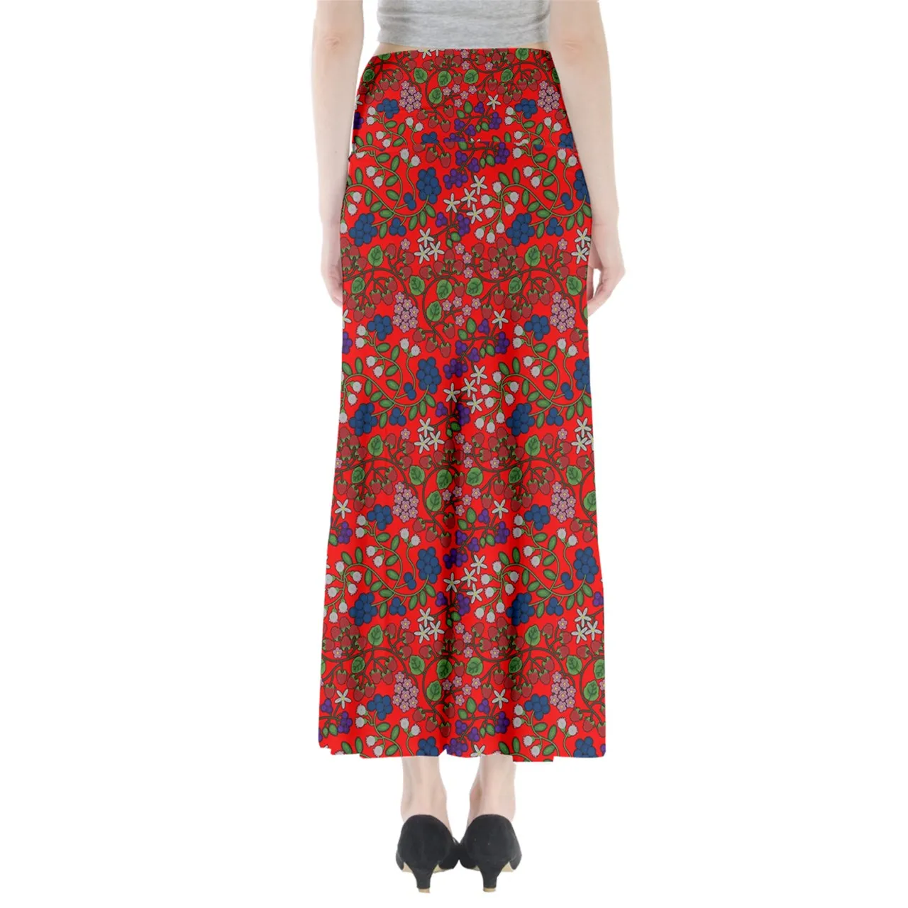 Takwakin Harvest Fire Full Length Maxi Skirt