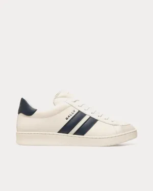 Tennis Leather White / Navy Blue Low Top Sneakers