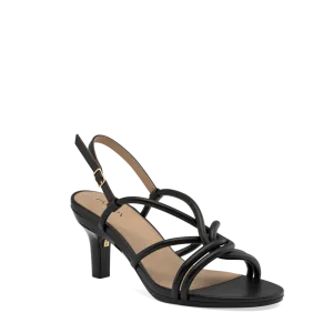 The Capri - Coal Vegan Leather 3 Stiletto