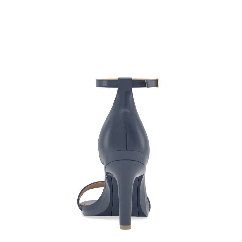 The Pashionista - Navy Leather   Stiletto Heel Kit 4 Navy - FINAL SALE