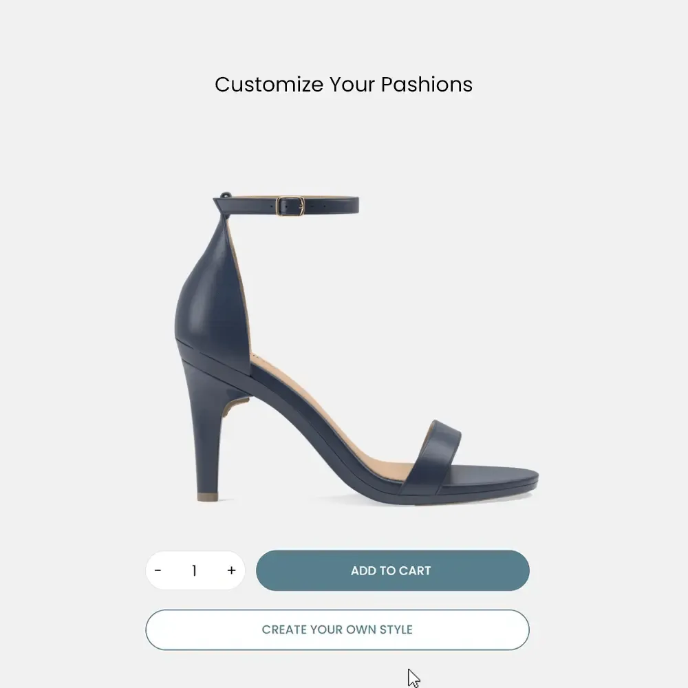 The Pashionista - Navy Leather   Stiletto Heel Kit 4 Navy - FINAL SALE