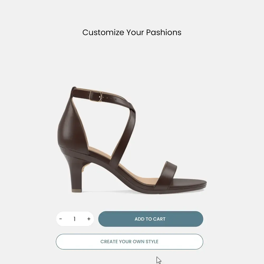 The Sandal - Cocoa Leather   Stiletto Heel Kit 3 Cocoa - FINAL SALE