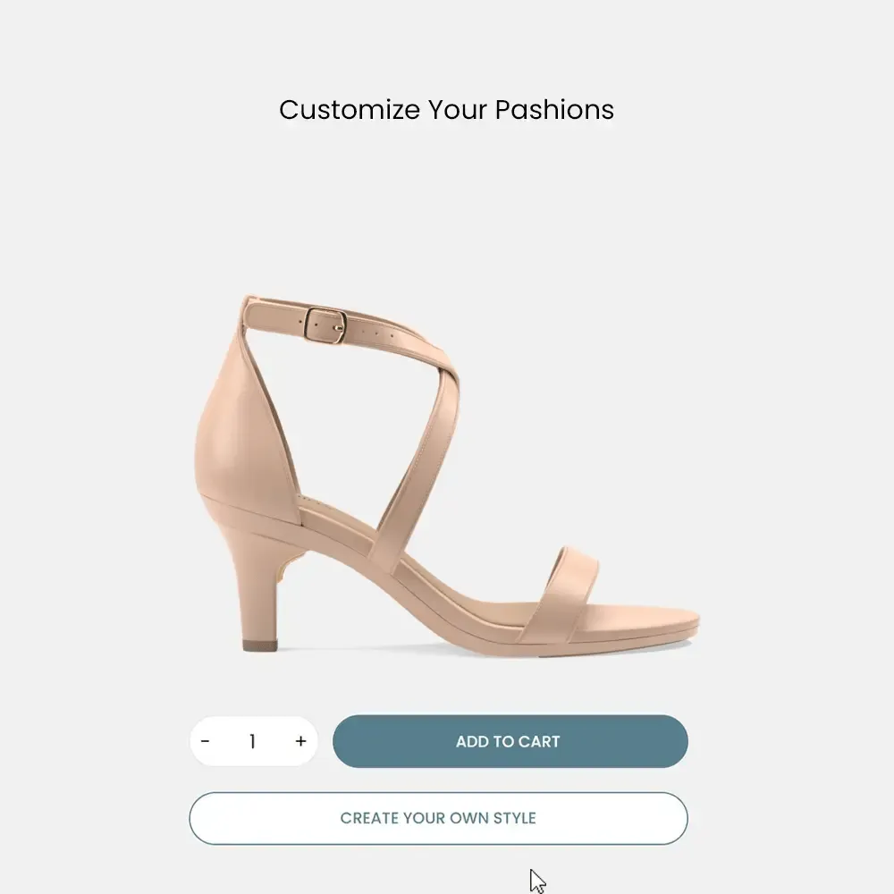 The Sandal - Sand Leather   Stiletto Heel Kit 3 Sand