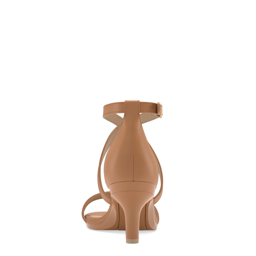 The Sandal - Whiskey Leather   Stiletto Heel Kit 3 Whiskey