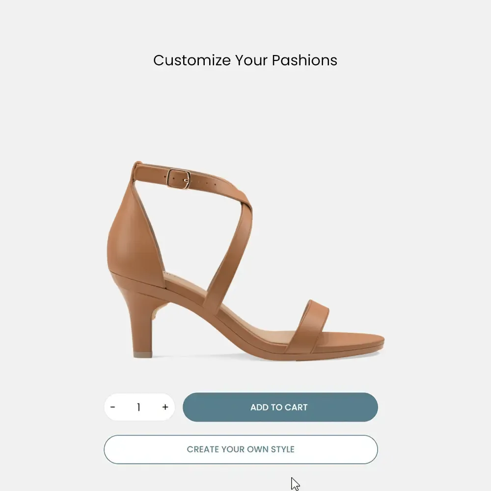The Sandal - Whiskey Leather   Stiletto Heel Kit 3 Whiskey