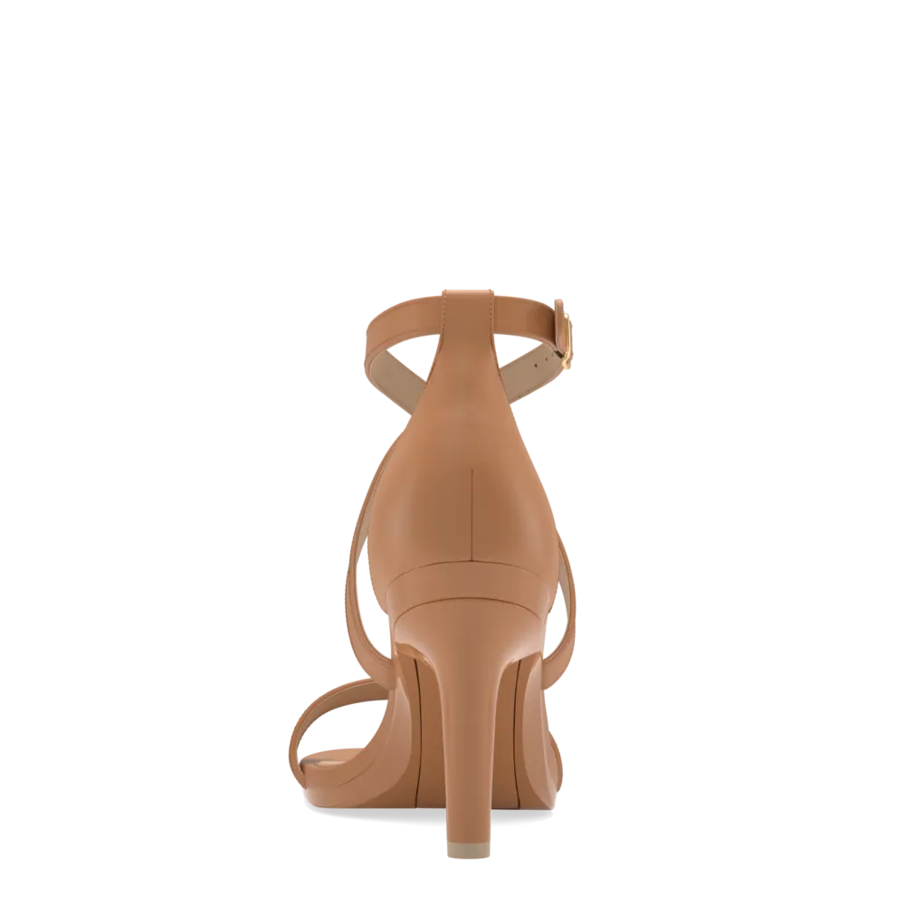 The Sandal - Whiskey Leather   Stiletto Heel Kit 4 Whiskey