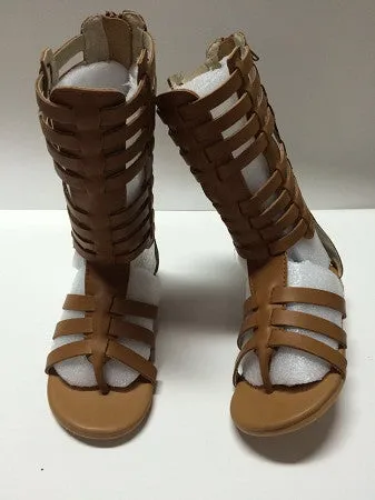 The Tessa Gladiator Sandals - Brown