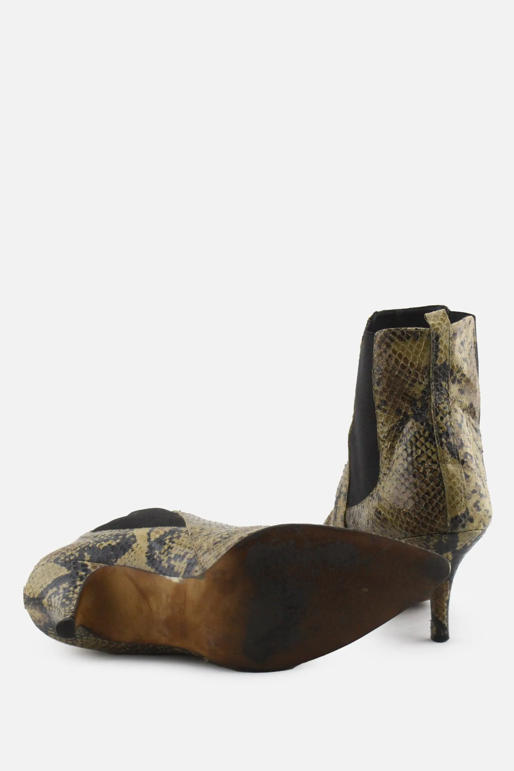 To Be Stretchable Stilettos Ankle Boots | 100% Authentic Leather