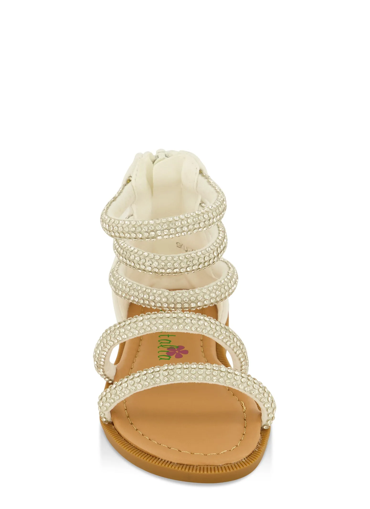 Toddler Girls Rhinestone Strappy Gladiator Sandals