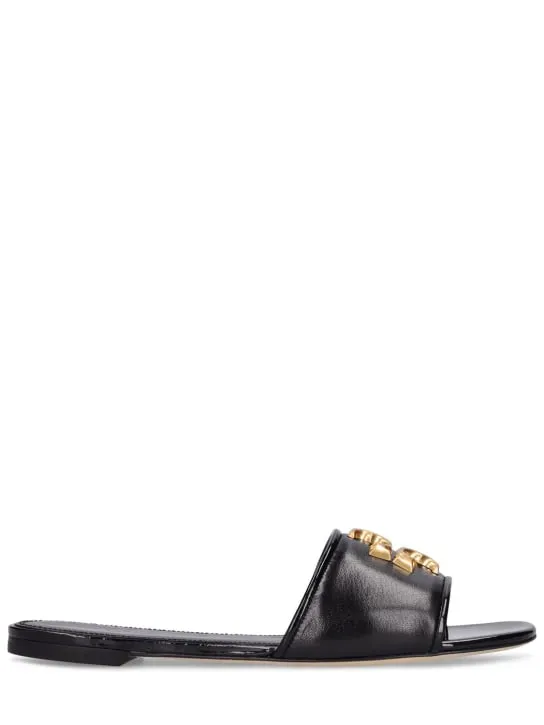 Tory Burch   10mm Eleanor leather slide sandals 