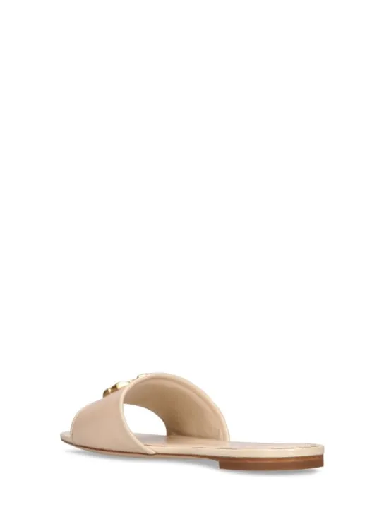 Tory Burch   10mm Eleanor leather slide sandals 