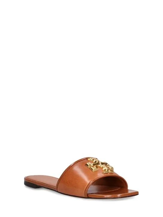 Tory Burch   10mm Eleanor leather slide sandals 