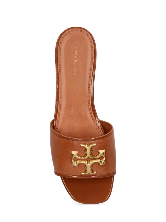 Tory Burch   10mm Eleanor leather slide sandals 