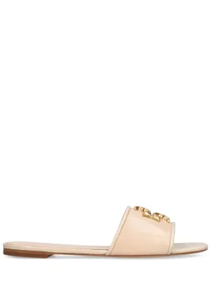 Tory Burch   10mm Eleanor leather slide sandals 