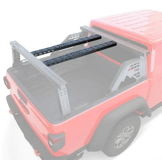 Tuwa Pro 4CX Series Shiprock Height Adjustable Bed Rack for Jeep Gladiator