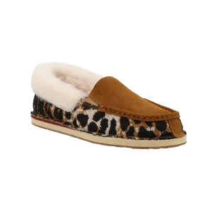 Twisted X Ladies Loafer Tan & Cheetah Slip-On  Shoes WCL0015