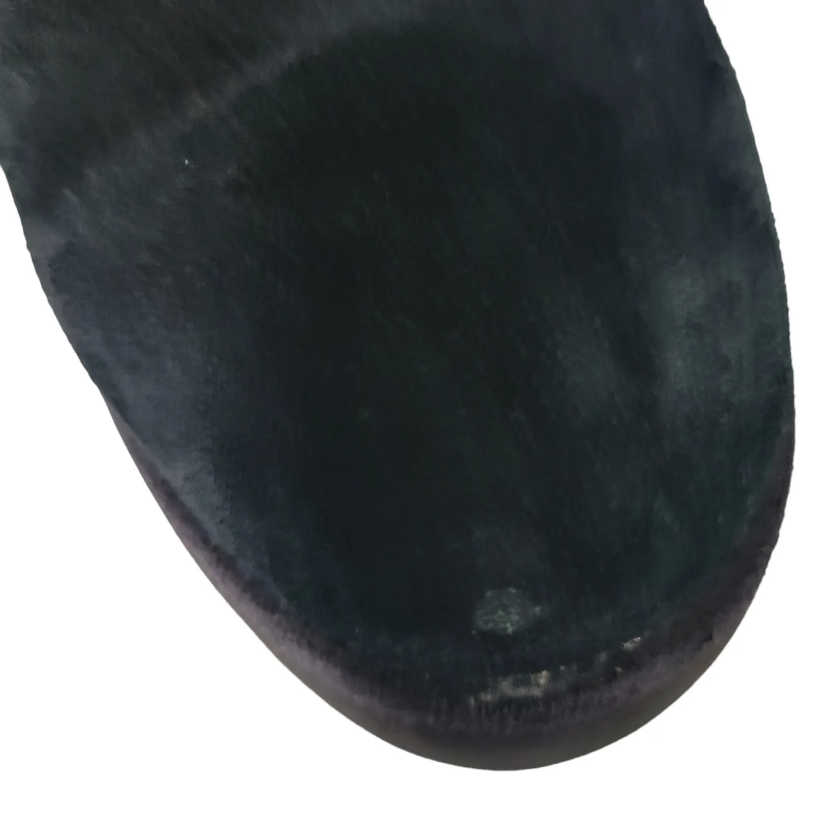 UGG Aimie Boots Black Wedge Heel Shearling Suede Sheepskin Fur Comfort Pull On Size 8