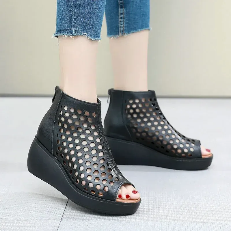 USS Shoes Yizy Women's Summer Wedge Sandals