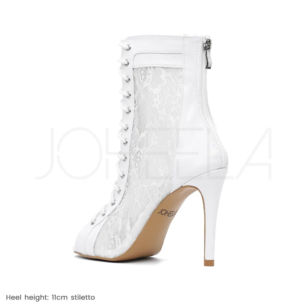 Valentina blanc - Talons stilettos slim - Personnalisable