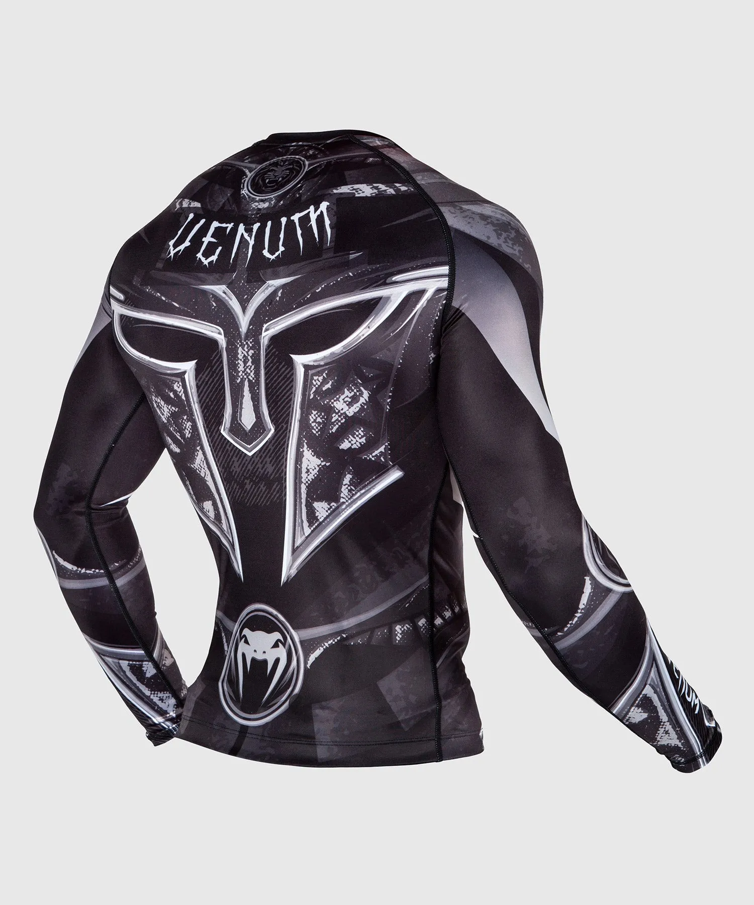 Venum Gladiator 3.0 Rashguard - Long Sleeves - Black/White