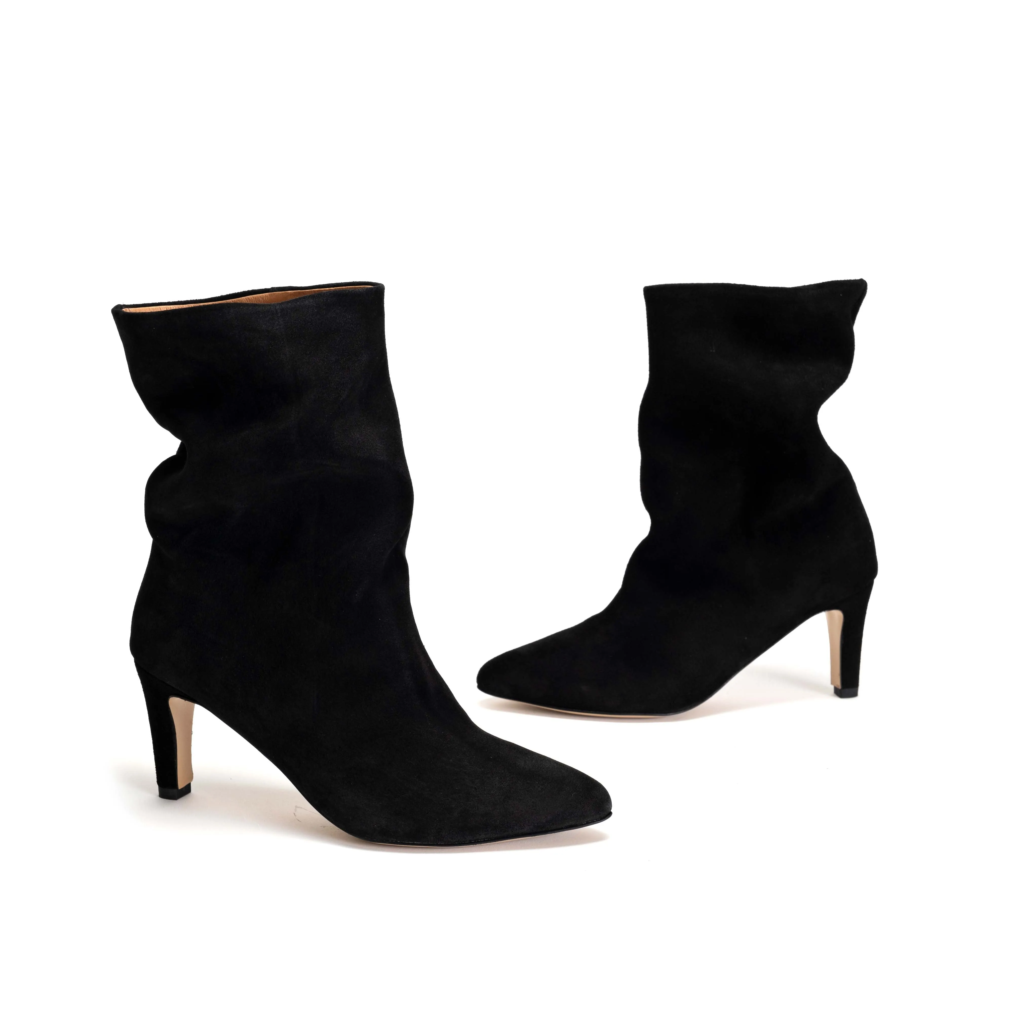 Vully 75 stiletto Calf suede Black