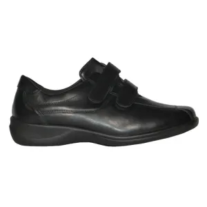 Waldlaufer Extra Wide Fit Velcro Shoes -  M54302 - Black