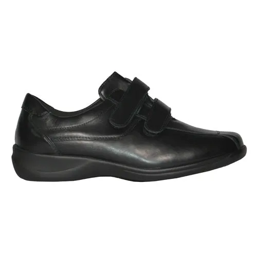 Waldlaufer Extra Wide Fit Velcro Shoes -  M54302 - Black