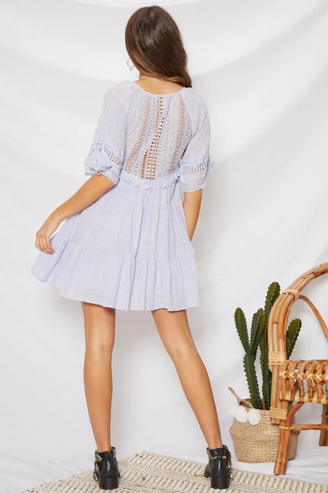 Wave After Wave Dress Lavender