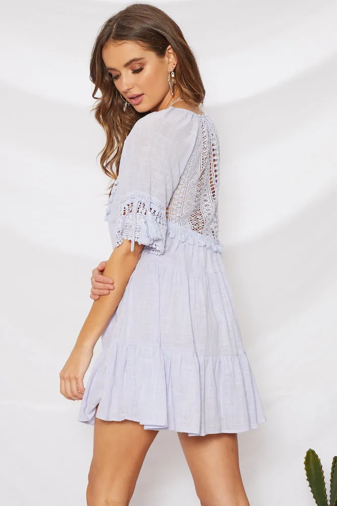 Wave After Wave Dress Lavender