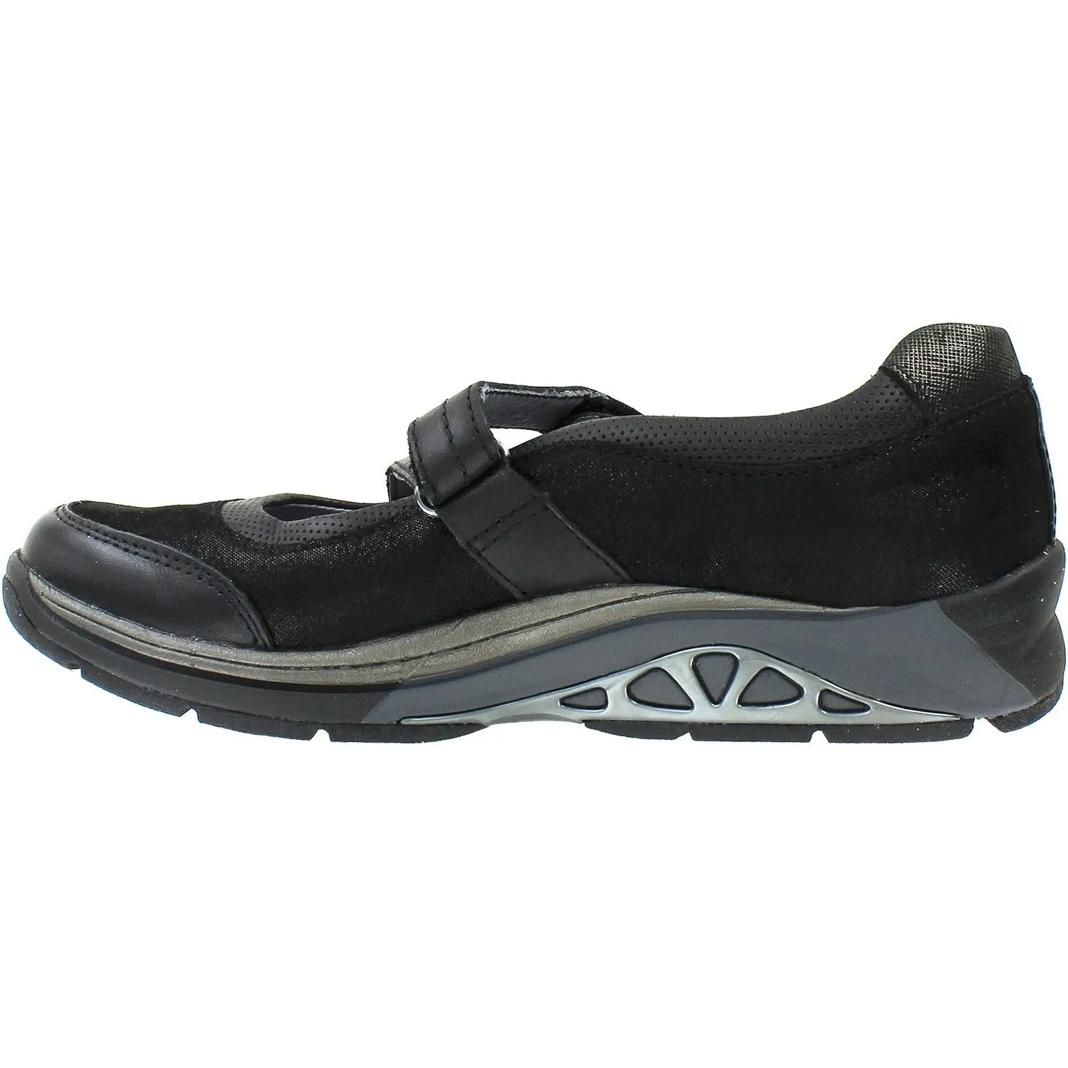 Women's Aravon Pyper Cross Strap Black Leather