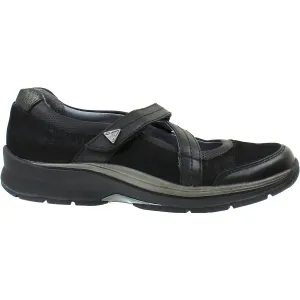 Women's Aravon Pyper Cross Strap Black Leather