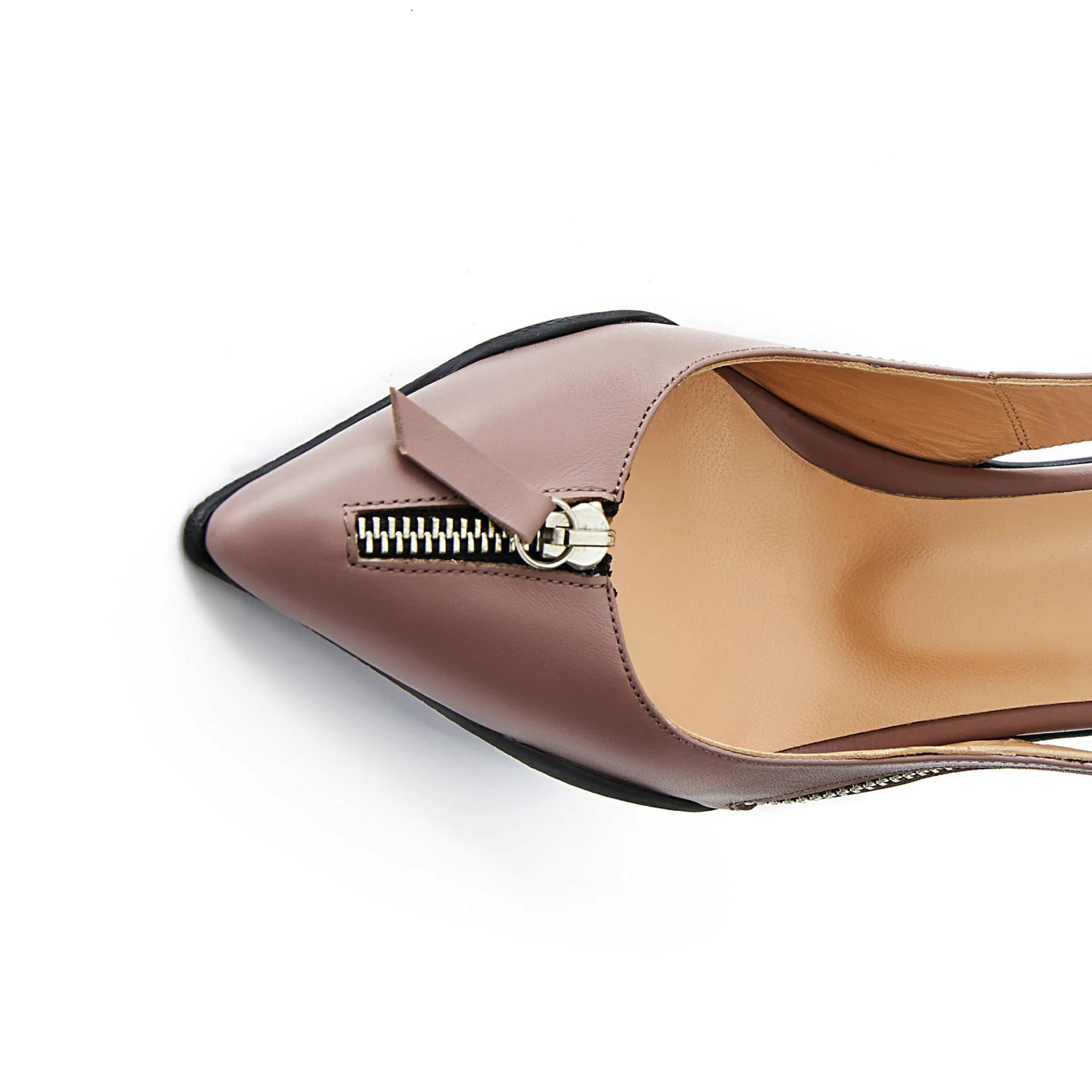 Women's Calf Leather Handmade Stiletto W1004