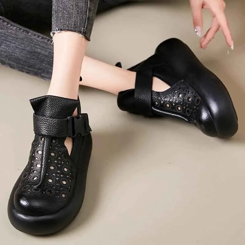 Women's Casual Shoes - Comfortable Thick Bottom Sandal - 63176