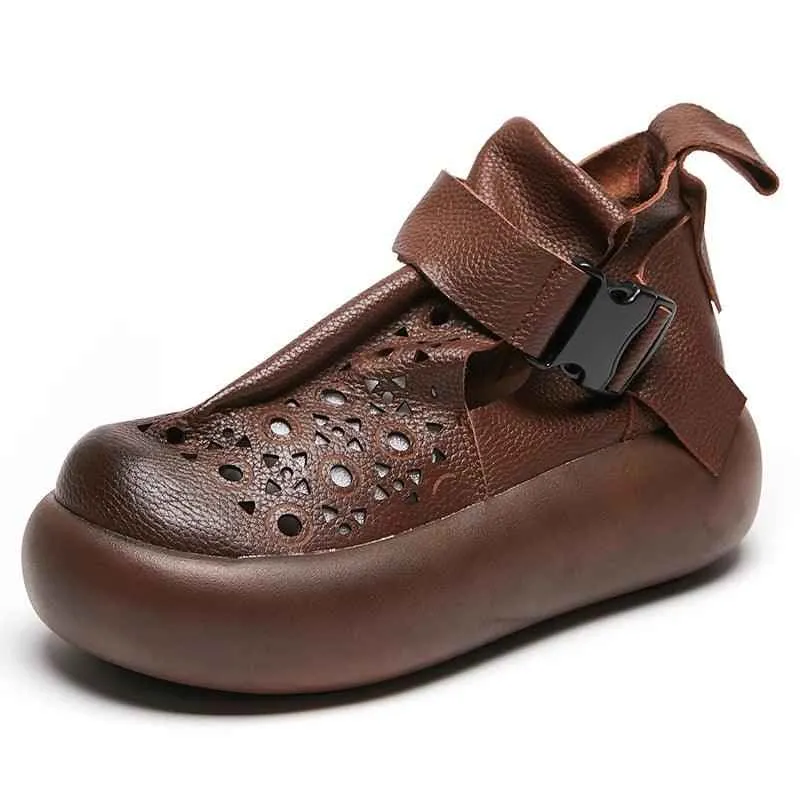 Women's Casual Shoes - Comfortable Thick Bottom Sandal - 63176