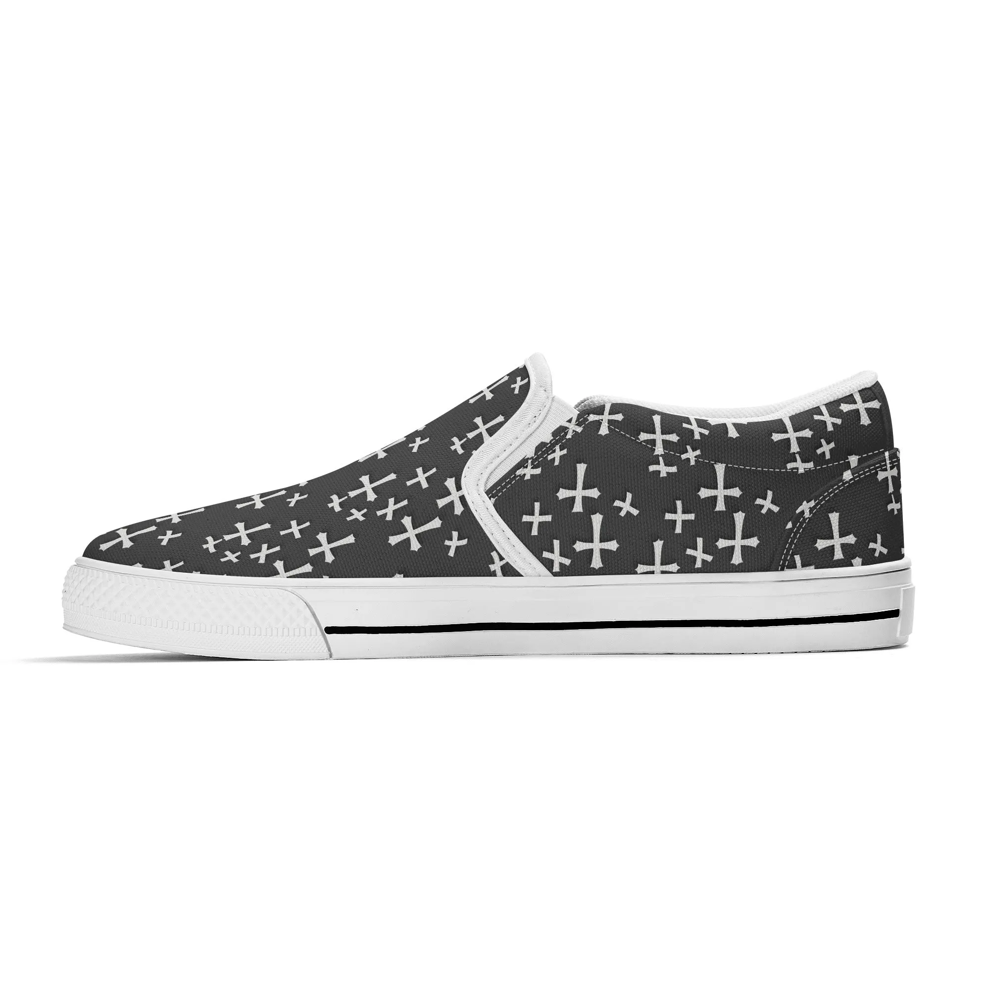 Womens Crosses Rubber Slip On Shoes