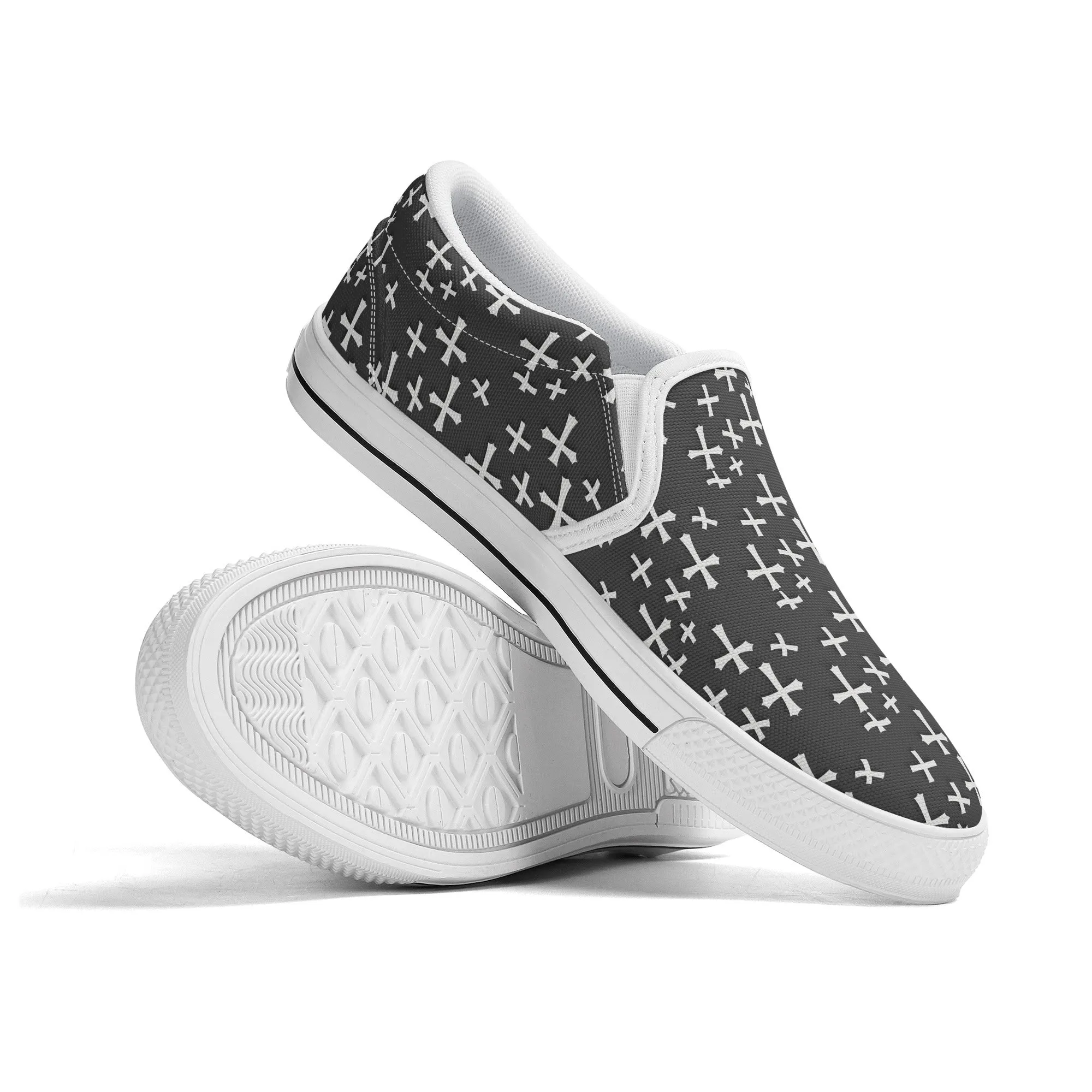 Womens Crosses Rubber Slip On Shoes