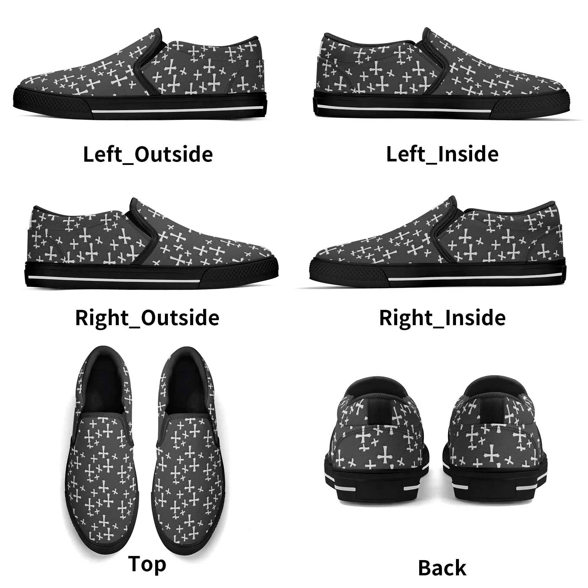 Womens Crosses Rubber Slip On Shoes