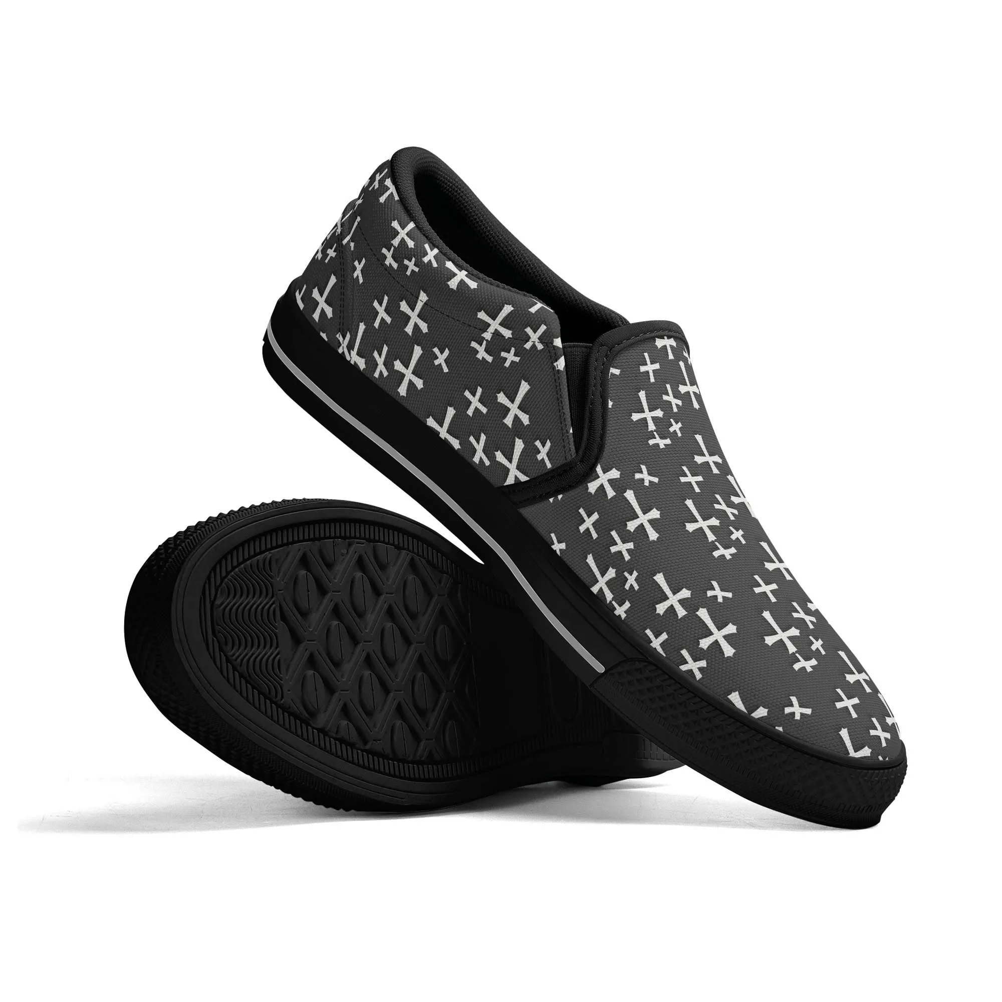 Womens Crosses Rubber Slip On Shoes
