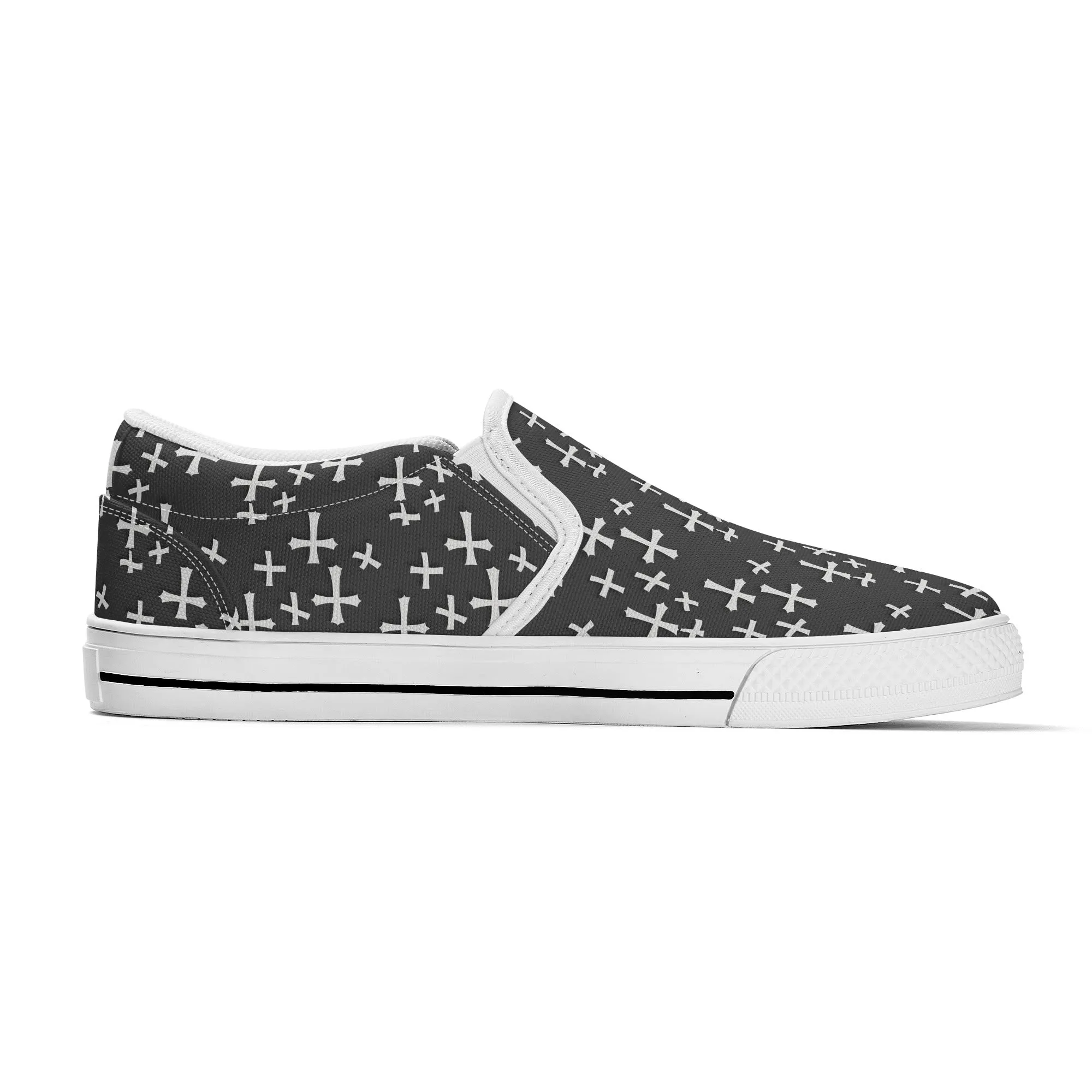 Womens Crosses Rubber Slip On Shoes