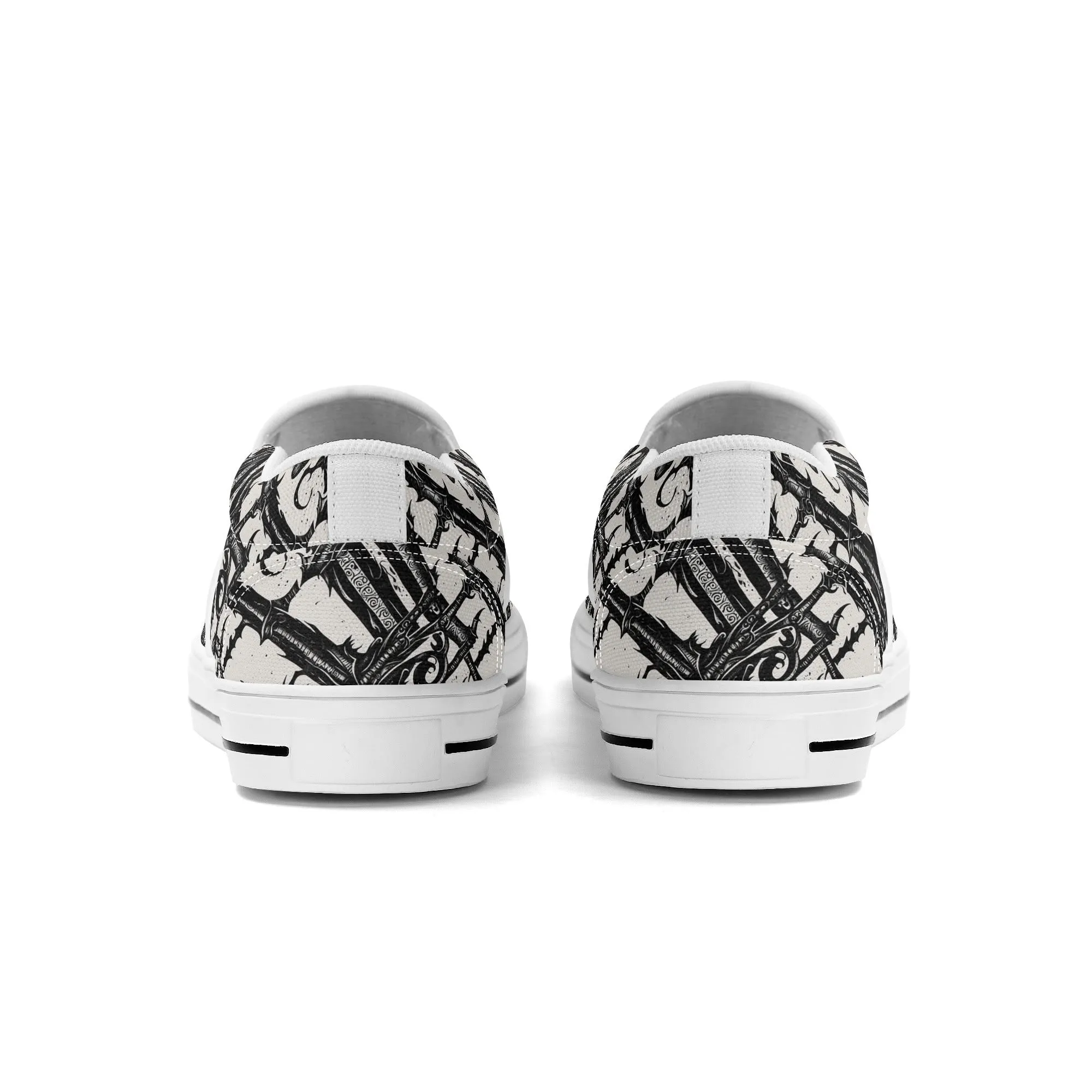 Womens Devil Veins Rubber Slip On Shoes
