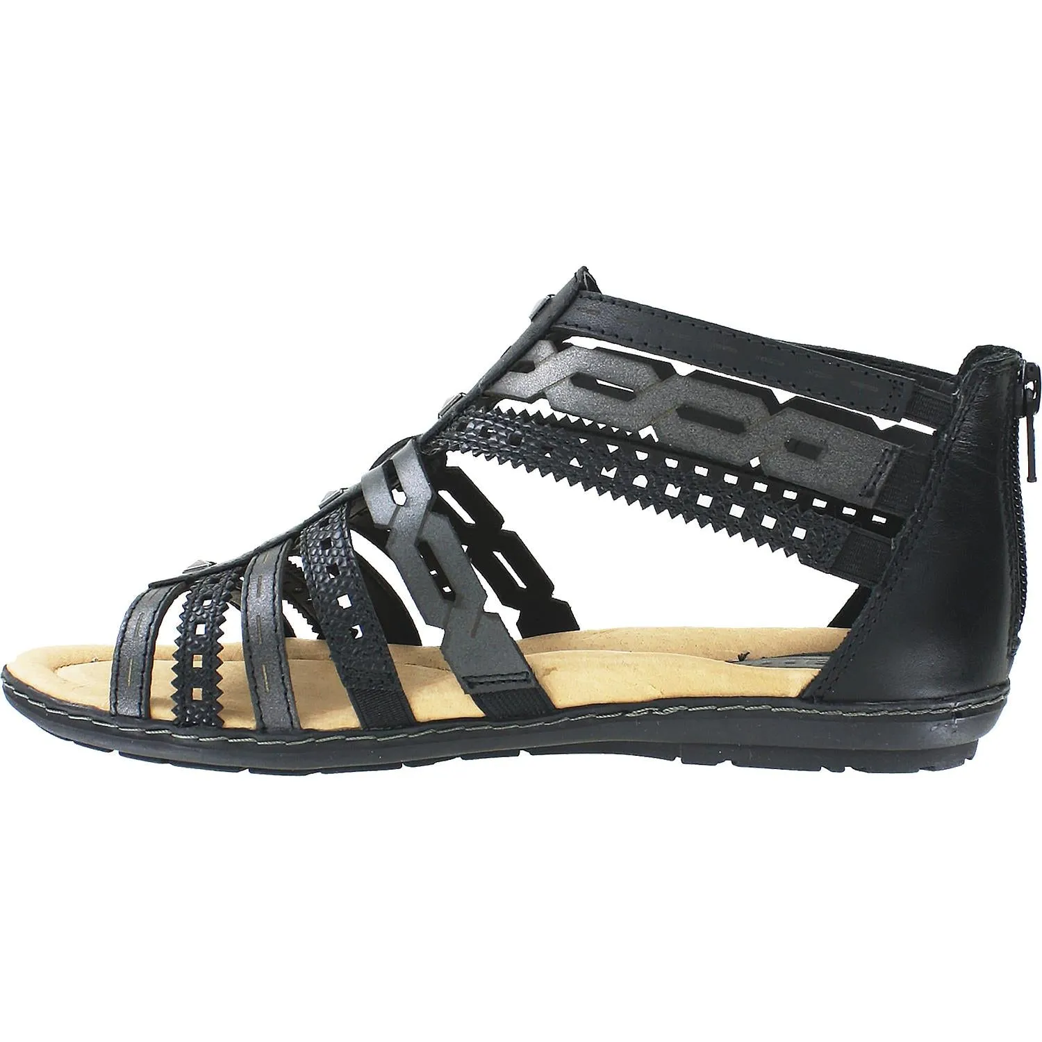 Women's Earth Bay Black Multi Leather