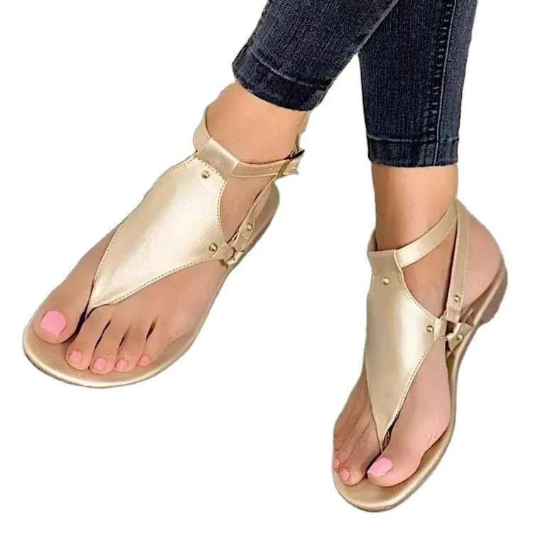 Women's flat ankle strap gladiator sandals