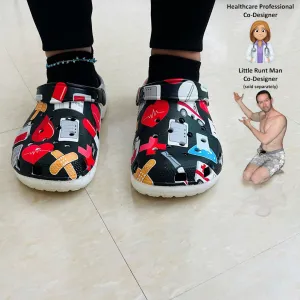 Womens Medical Emoji Clogs aka Mules aka Slides