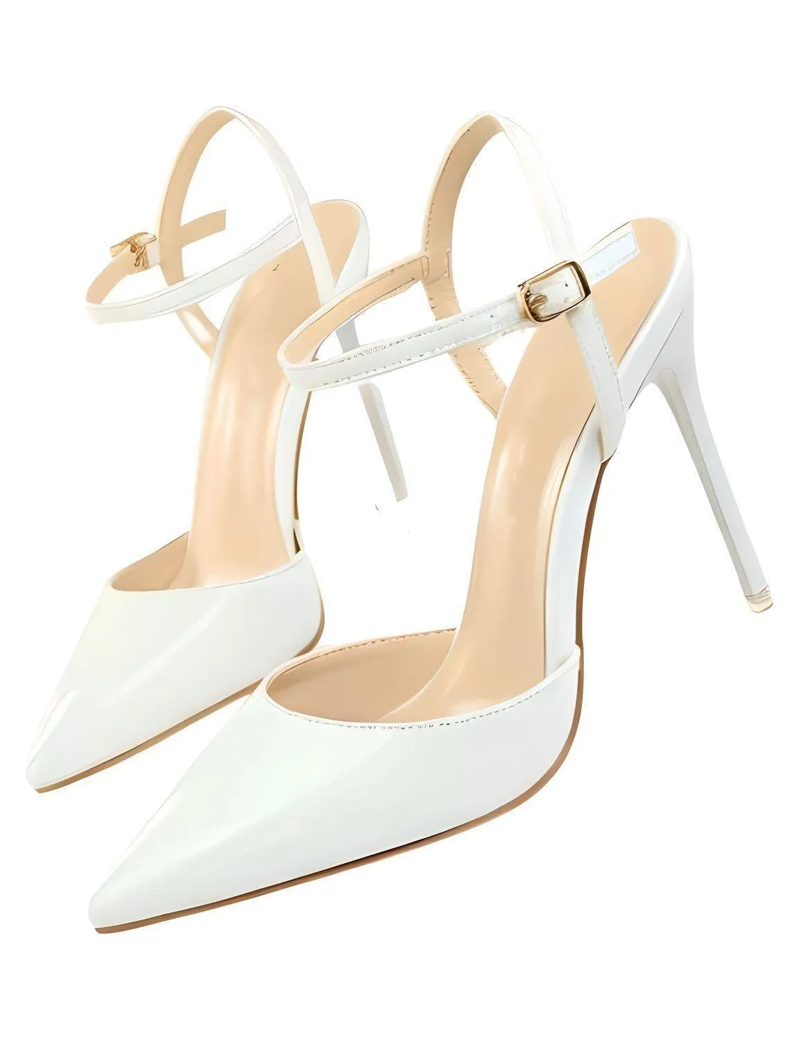 Women's Patent Leather Pumps Stiletto Heel Sandals